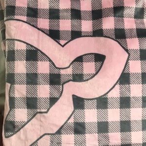 Pink Sherpa Browning Blanket